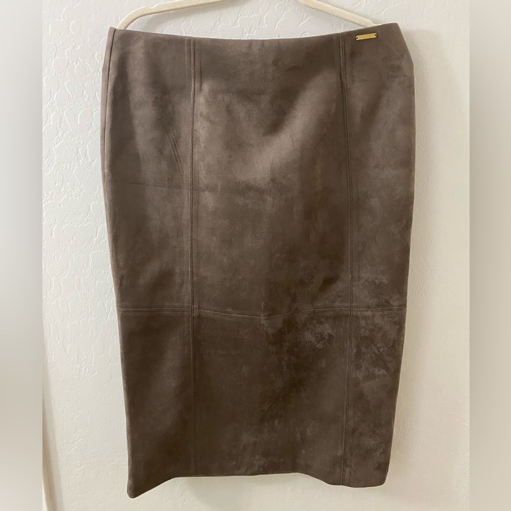 Marc New York Brown Pencil Skirt